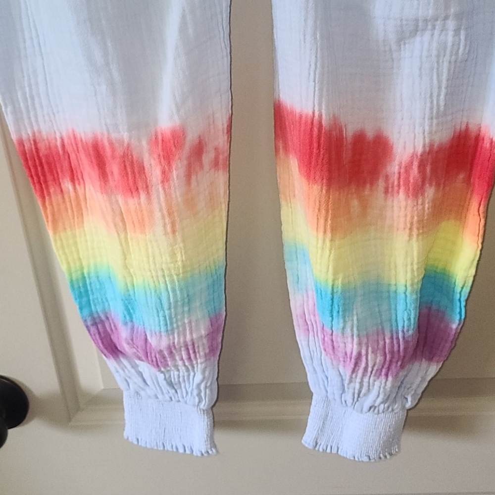 New 9Seed Fire Island Surf Pants Prism Tie Dye M/L - Picture 15 of 16